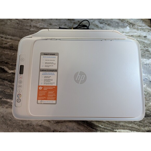 HP DeskJet 2752e Keep It Simple Wireless Color Inkjet Printer Scan Copy Print - Picture 7 of 9